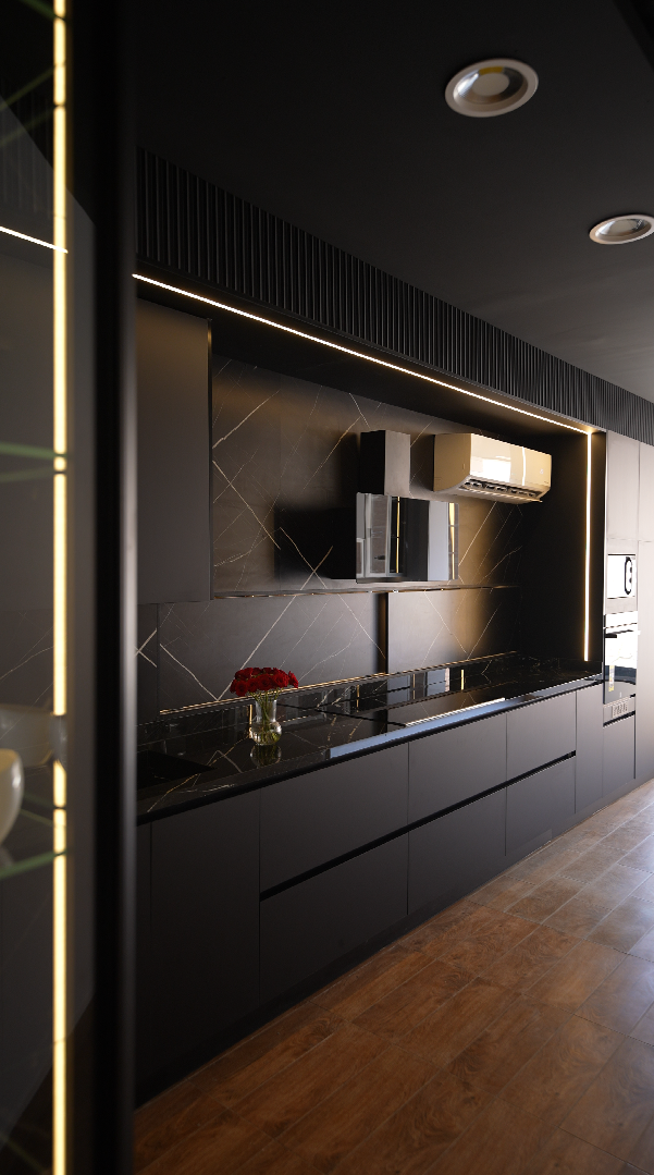 Modern Black Kitchen 6