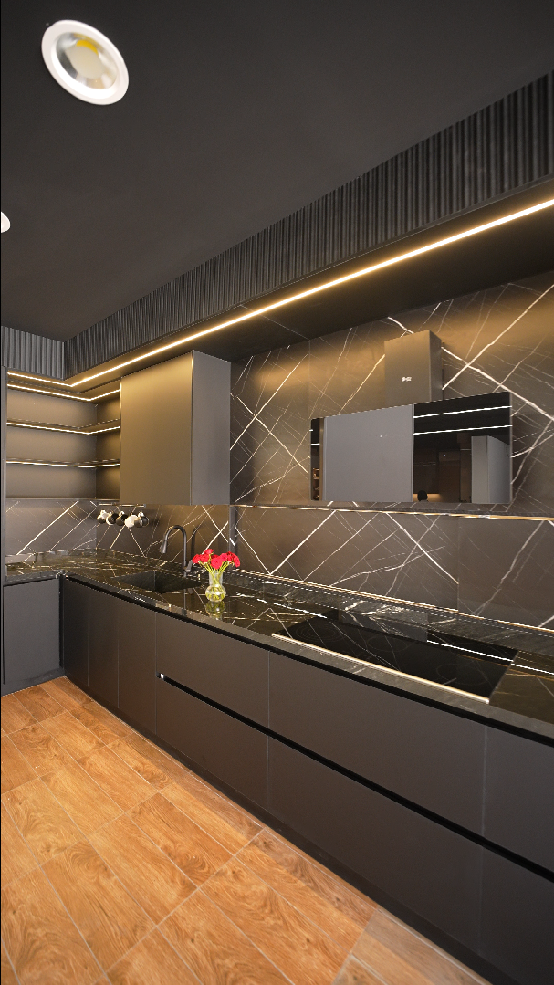 Modern Black Kitchen 4